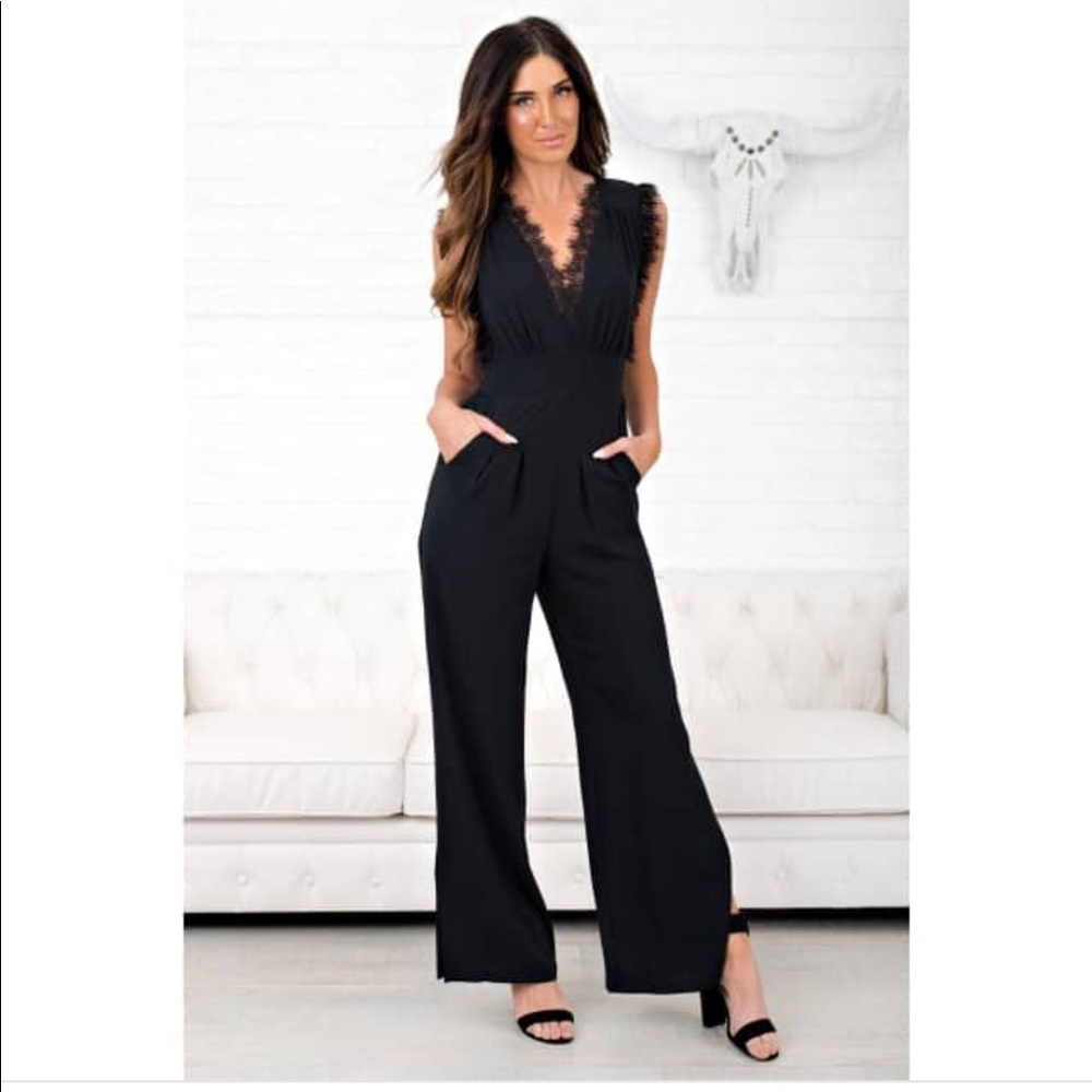 Black jumpsuit